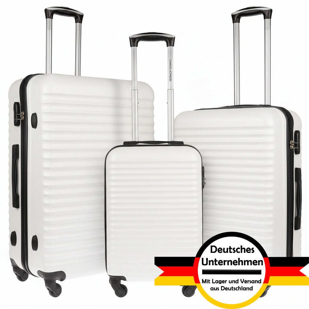 Juego de Equipaje de 3 Piezas con Carcasa Dura - Maleta XL de Equipaje de Mano, Juego de Maletas con Ruedas de 3 Piezas, Juego de Equipaje de Viaje, Oferta de Juego de 3 Maletas
