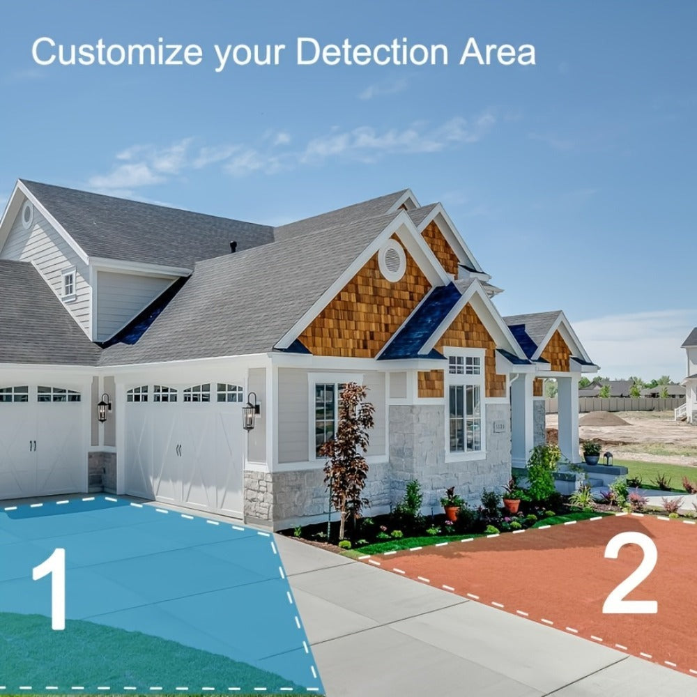 ANRAN Cámara de Seguridad Solar, Perfecta para Monitoreo de Jardín, Exterior, Wifi Inalámbrico, Alimentada por Batería, Visión Nocturna a Color, Detección de Movimiento PIR, Audio Bidireccional