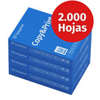 Papel para impresora Easyprint, papel de fotocopia de 2000 hojas, 4 x 500 A4 Premium, blanco brillante CIE 160, certificado PEFC