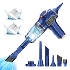 Aspiradora Multifuncional, Soplador y Aspiradora 2 en 1, Aspiradora Inalámbrica de Mano de Alta Succión de 18000PA, Pantalla Digital Inteligente y Operación Silenciosa de 70Db, Máquina de Limpieza Portátil Potente