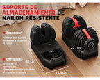 Costoffs Mancuernas Ajustables 15 en 1 con Ajuste Rápido de 1 Segundo, Mancuernas Cortas para Entrenamiento de Fuerza, Entrenamiento, Entrenamiento Físico, Pesos Ajustables para Hogar y Gimnasio