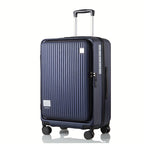 Maleta de Viaje Expandible ABS para PC con Tapa Abatible y Cierre TSA, Spinner, Rígida y Ligera para Llevar a Bordo