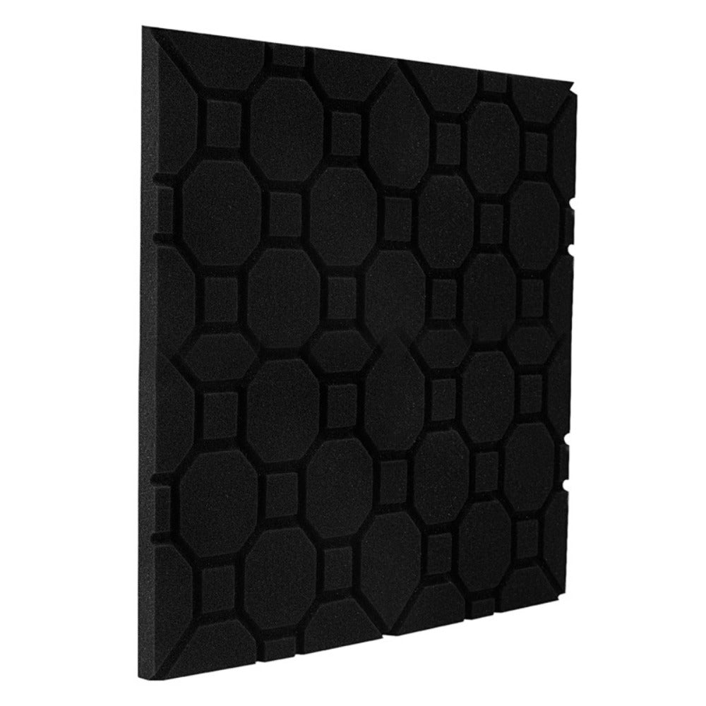 Paneles Acústicos 3D 30x30x2.5cm Autoadhesivos, Espuma Aislante de Sonido para Paredes - Paneles de Absorción Acústica para Estudio, Aislamiento Acústico para Hogar u Oficina, Reducción de Ruido 24/48/72 Piezas
