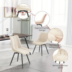 2 sillas de comedor, silla giratoria, silla de cocina, silla de sala de estar, sillón con respaldo, asiento de terciopelo, para cocina, sala de estar, sala de estar