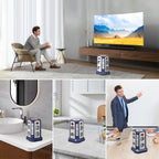 Regleta eléctrica con cable 3 m | Hogar oficina taller y dispositivos