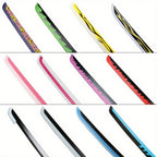 Espadas Katana Anime de Bambú de 104.14cm No Afiladas, Múltiples Estilos Incluyen Cinturón y Soporte para Espada, Regalo de Navidad Halloween, Accesorios de Cosplay para Disfraces de Personajes