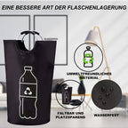 Cubo de recolección de residuos doméstico de tela Oxford 900D, cubo de basura de cocina de gran capacidad de 70/100 litros, colector de botellas plegable, caja de almacenamiento para juguetes variados, contenedor de recolección, adecuado para las necesida
