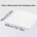 2 protectores de colchón impermeables, sábanas suaves y cómodas con bolsillos profundos para una excelente transpirabilidad. Para todas las estaciones. Adecuado para dormitorios, hoteles, ropa de cama de dormitorios, (fundas de almohada y rellenos de almo
