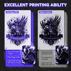 Impresora térmica | Impresora térmica portátil para tatuajes Peripage P90, adecuada para plantillas de tatuajes DIY con 5 hojas de papel de