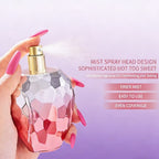 Perfume Pink Dream de 100ML/3.4FL.OZ | Forma Única, Aroma Floral Fresco y Base Amaderada, Fragancia de Larga Duración, Ideal para Uso Personal y Regalos de Fiestas/Inauguración de la Casa, Símbolo de Lujo