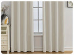 Cortinas opacas YSTYLE 2, método de colgante perforado, protección solar, protección de la privacidad, aislamiento térmico, reducción de ruido, adecuadas para diversas decoraciones de interiores como dormitorios, salas de estar y restaurantes