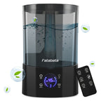 Humidificador de 4L con llenado superior para dormitorio, hogar, habitación grande de 25-35 m², 30 horas de autonomía, salida de 270 ml/h, 3 niveles de niebla con control de humedad del 45 %-90 %, 30 dB de silencio, control remoto, apagado automático - Id