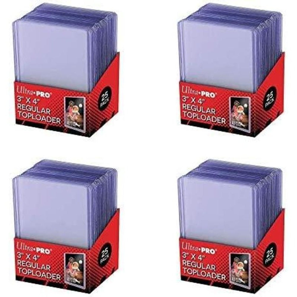 2x Ultra Pro Clear Toploader Regular 3" x 4" 25 Unidades por Paquete