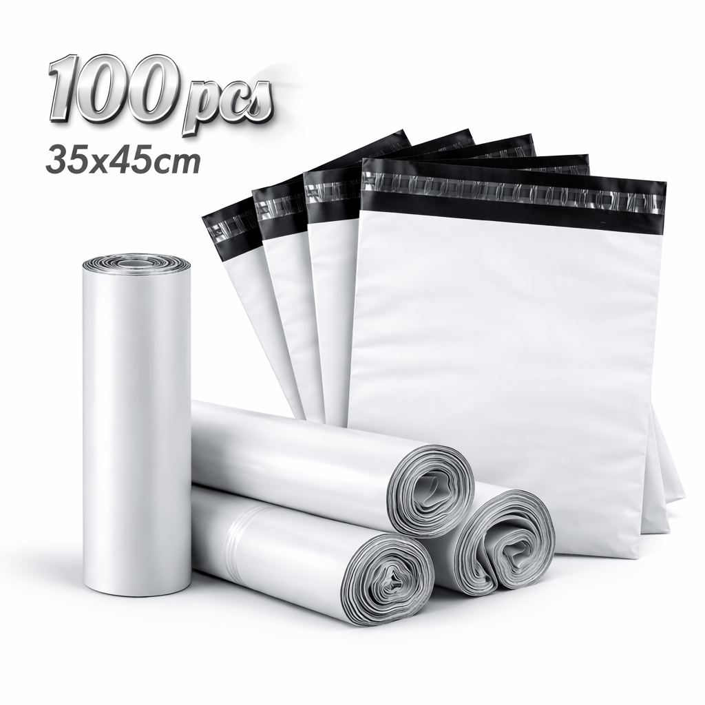 AOREX- 100 Bolsas para Envios Paquetes,Sobres para Envios Embalaje,Autoadhesivas e Impermeables para el Envío de Ropa,regalos,Paquetería y Embalar. Resistentes y Opacas