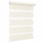 Cortina Opaca Día y Noche - BEIGE - 32 Tamaños - BOJANEK DÍA & NOCHE - No Invade la Ventana, Instalación Sin Taladrar, Regulación por Cadena, Soportes Ajustables para Diferentes Grosores de Ventana, Diseño Moderno, Protección Contra la Luz y la Privacidad