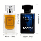 2 Frascos de Fragancia de Madera para Hombre, Combinación Fresca y Picante, Tono de Madera, Almizcle Azul Intenso, Madera Ambarina Fresca, Ideal para el Trabajo, Citas o Fiestas, Regalo para Novio, Barato pero con Fragancia Intensa, Colonia para Hombre de