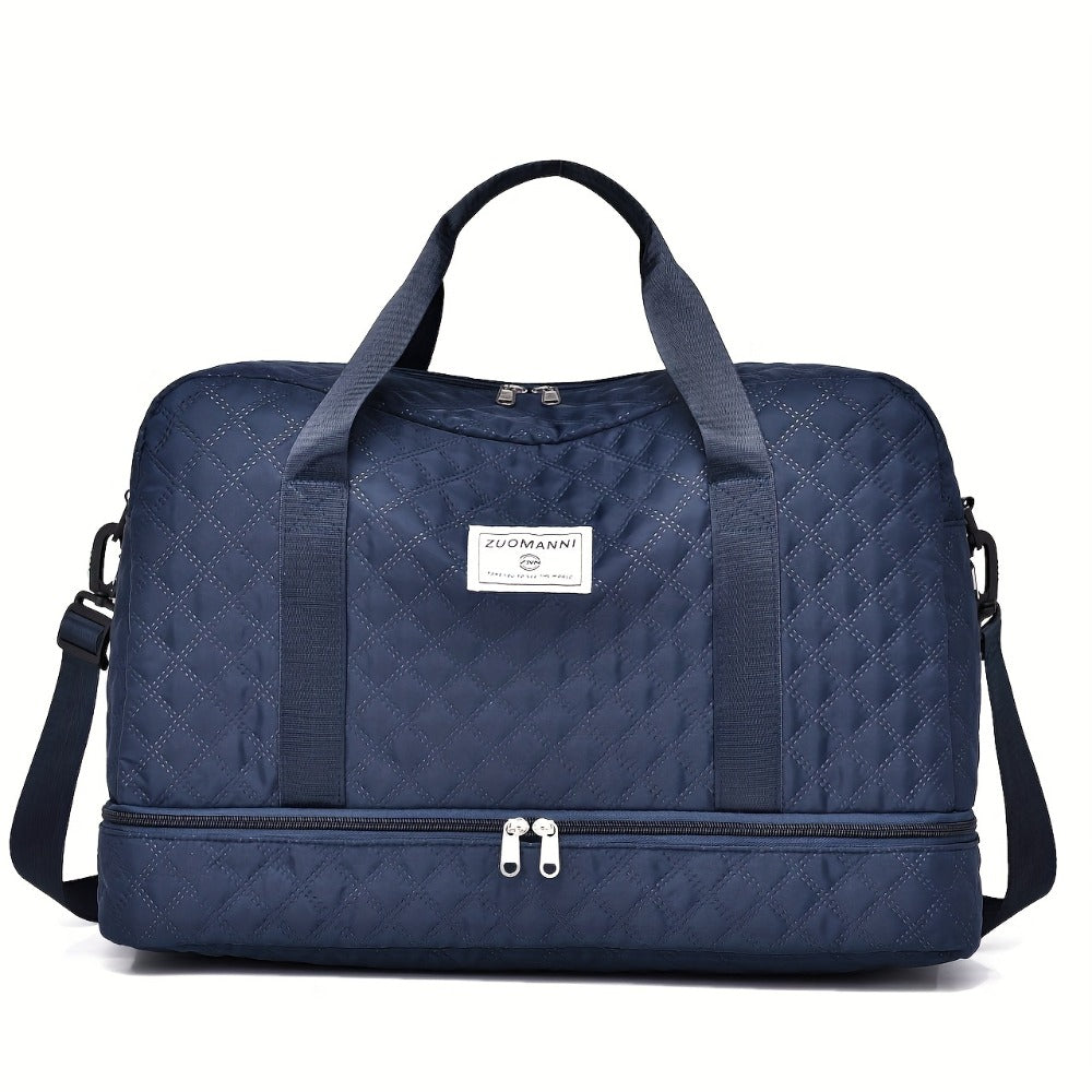 Bolso de Fitness Moda Exterior Corto Bolso de Viaje para Mujer Bolso de Equipaje Plegable de Ocio y Moda de Gran Capacidad para Viajes de Negocios Portátil