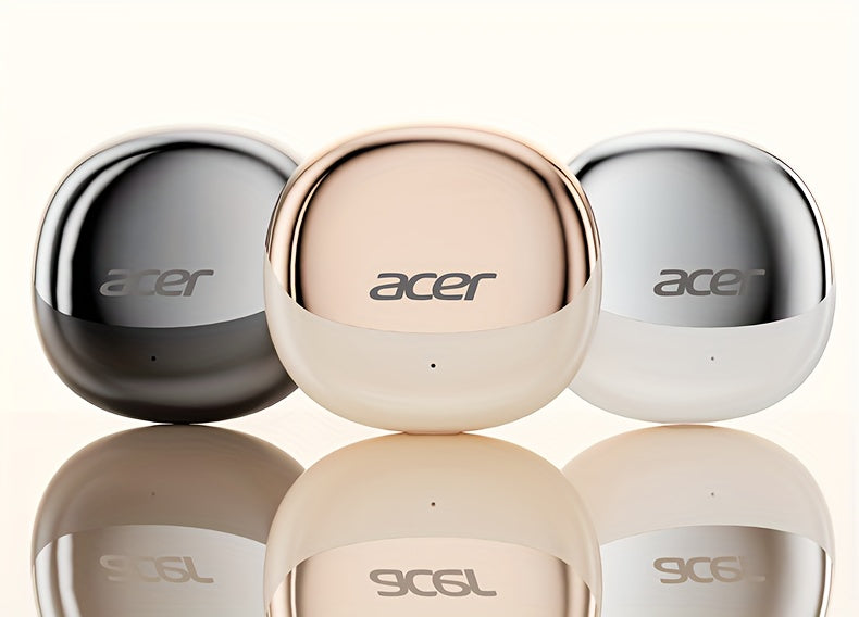 Auriculares Bluetooth | [Acer OHR546] Auriculares inalámbricos TWS: con cancelación de ruido para llamadas, deportes y correr, diseño