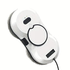 Puruikai 10 Nuevo Producto Navideño Almacenamiento Local Robot de Limpieza de Ventanas Inteligente, Disponible en Blanco y Negro, Robot de Limpieza de Ventanas con Spray Automático y Control Remoto, Potente Succión con Seguridad Anticaída, Ahorra Tiempo y
