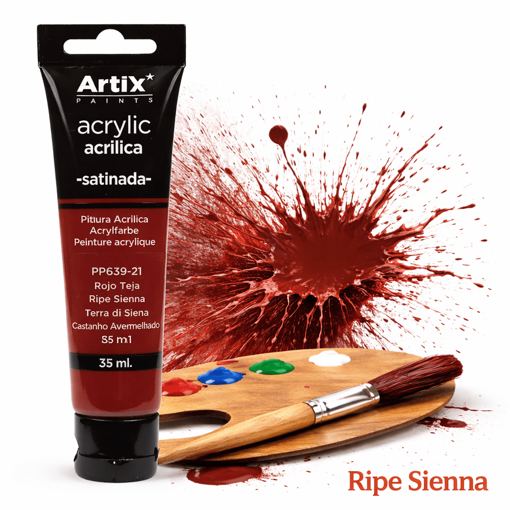1x Pintura Acrílica 35ml, Colores Surtidos