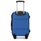 1 pieza de maleta de cabina de 20 pulgadas (55 cm) de ABS prémium con candado de combinación seguro para viajes sin esfuerzo, regreso a clases, regalo de vacaciones