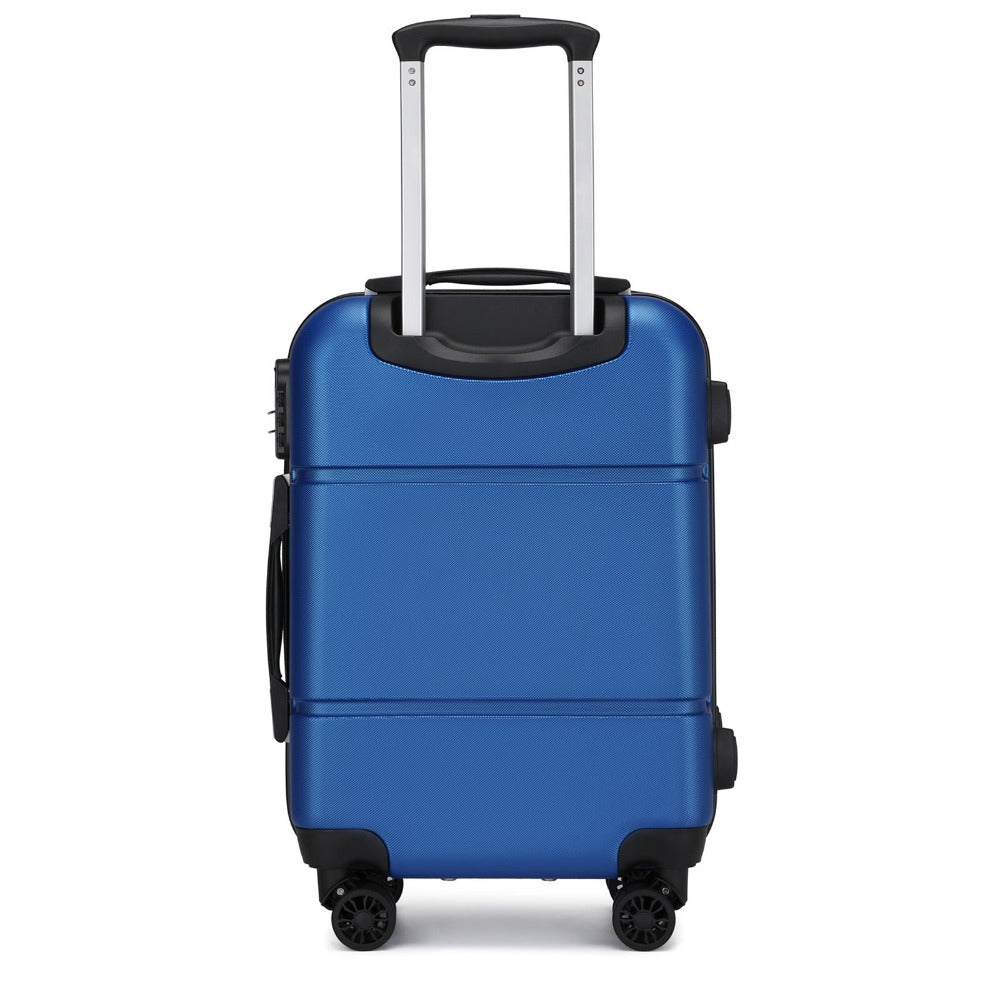 1 pieza de maleta de cabina de 20 pulgadas (55 cm) de ABS prémium con candado de combinación seguro para viajes sin esfuerzo, regreso a clases, regalo de vacaciones