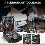 Kit de herramientas | Juego de herramientas de 899/53/51/46 piezas, kit de herramientas de maquinaria para reparaciones del hogar y kit de