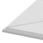 Paneles acústicos de pared autoadhesivos con patrón en X, 12x paneles de pared, revestimiento de pared de listones para aislamiento acústico, absorbe el ruido en paredes/techos