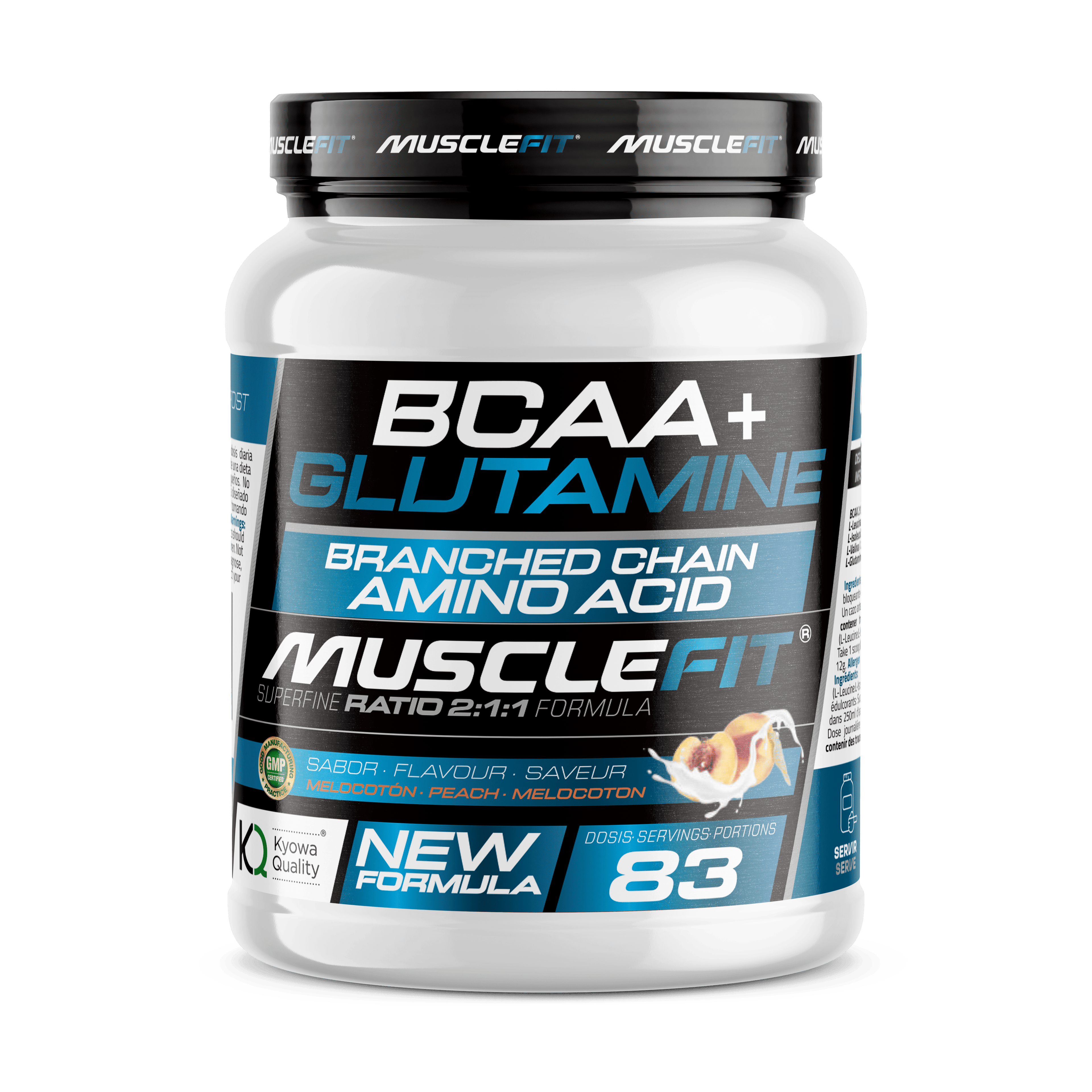 Glutamina + BCAA´s 500g - MuscleFit | Aminoácido