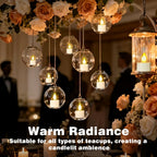 Velas de té LED sin llama con mando a distancia | Bodas, fiestas y decoración del hogar