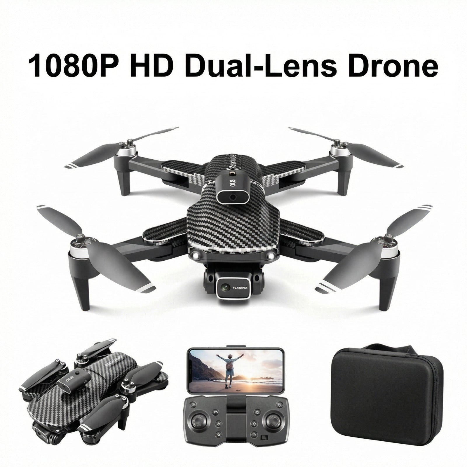 El dron K611 MAX cuenta con baterías duales y cámaras duales, posicionamiento de flujo óptico, despegue con un clic, hover automático, resistencia al viento fuerte y evitación inteligente de obstáculos, lo que lo hace diseñado específicamente para la foto