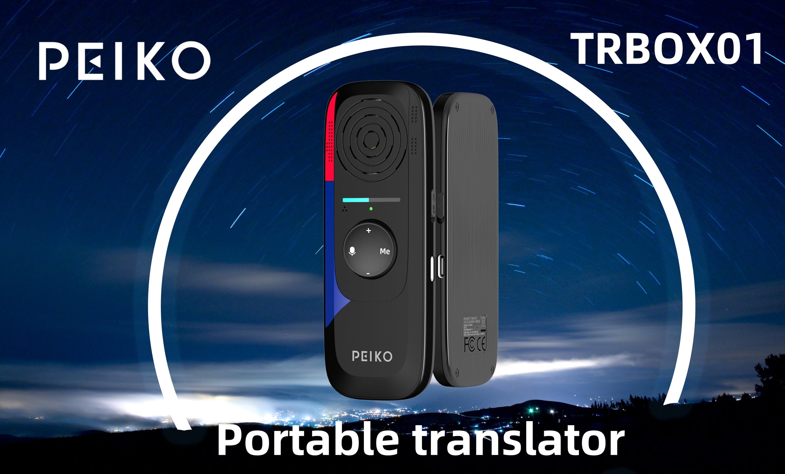 Traductores electrónicos | Dispositivo traductor de idiomas portátil bidireccional instantáneo | Más de 75 idiomas soportados | Traducción de voz