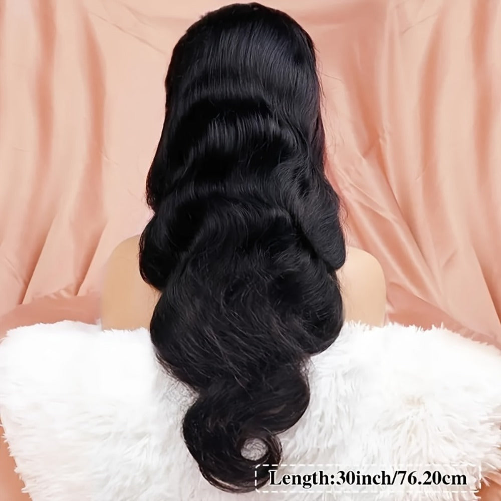 Pelucas de cabello humano con densidad del 250%, diseñadas para ser fáciles de usar sin pegamento. Estas pelucas predepiladas y precortadas con cierre de encaje HD 5X5 son perfectas para principiantes, con estilos de onda corporal que se pueden poner en 3