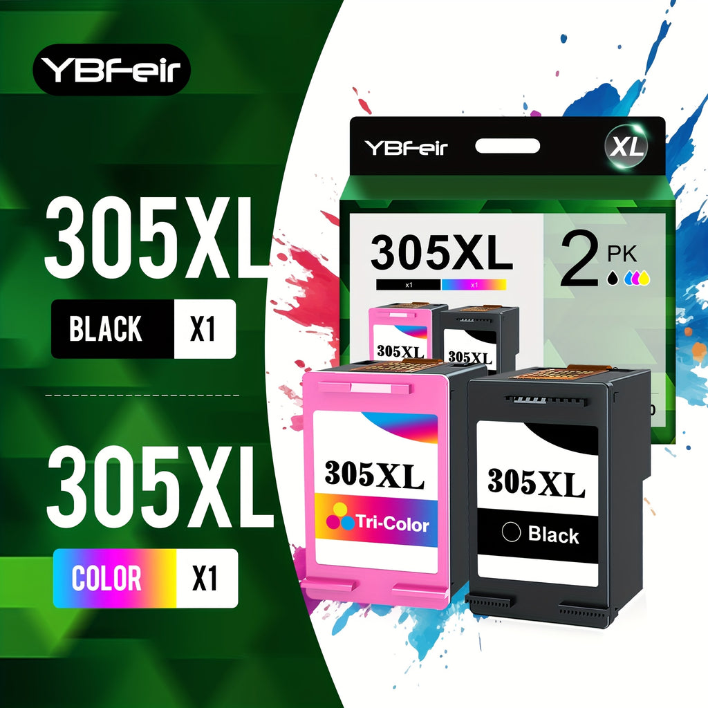 Cartucho de tinta | Cartuchos de tinta 305XL 305 XL compatibles con HP, para HP Deskjet 2700 2710 2720, Deskjet Plus 4110 4120, Envy 6010 6020