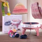 Máquina de Tejer de 48 Agujas con Contador de Filas | Eje de Tejido Circular Inteligente | Perfecta para Bufandas, Gorros, Calcetines | Kit de Manualidades para Adultos y Principiantes | Regalos Ideales de Navidad, Halloween, Adiciones de Invierno
