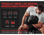 Costoffs Mancuernas Ajustables 15 en 1 con Ajuste Rápido de 1 Segundo, Mancuernas Cortas para Entrenamiento de Fuerza, Entrenamiento, Entrenamiento Físico, Pesos Ajustables para Hogar y Gimnasio