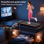 Andador para debajo del escritorio, operación conveniente con control remoto, pantalla LED, no requiere instalación, adecuado para fitness en casa, relajación en la oficina, sin batería