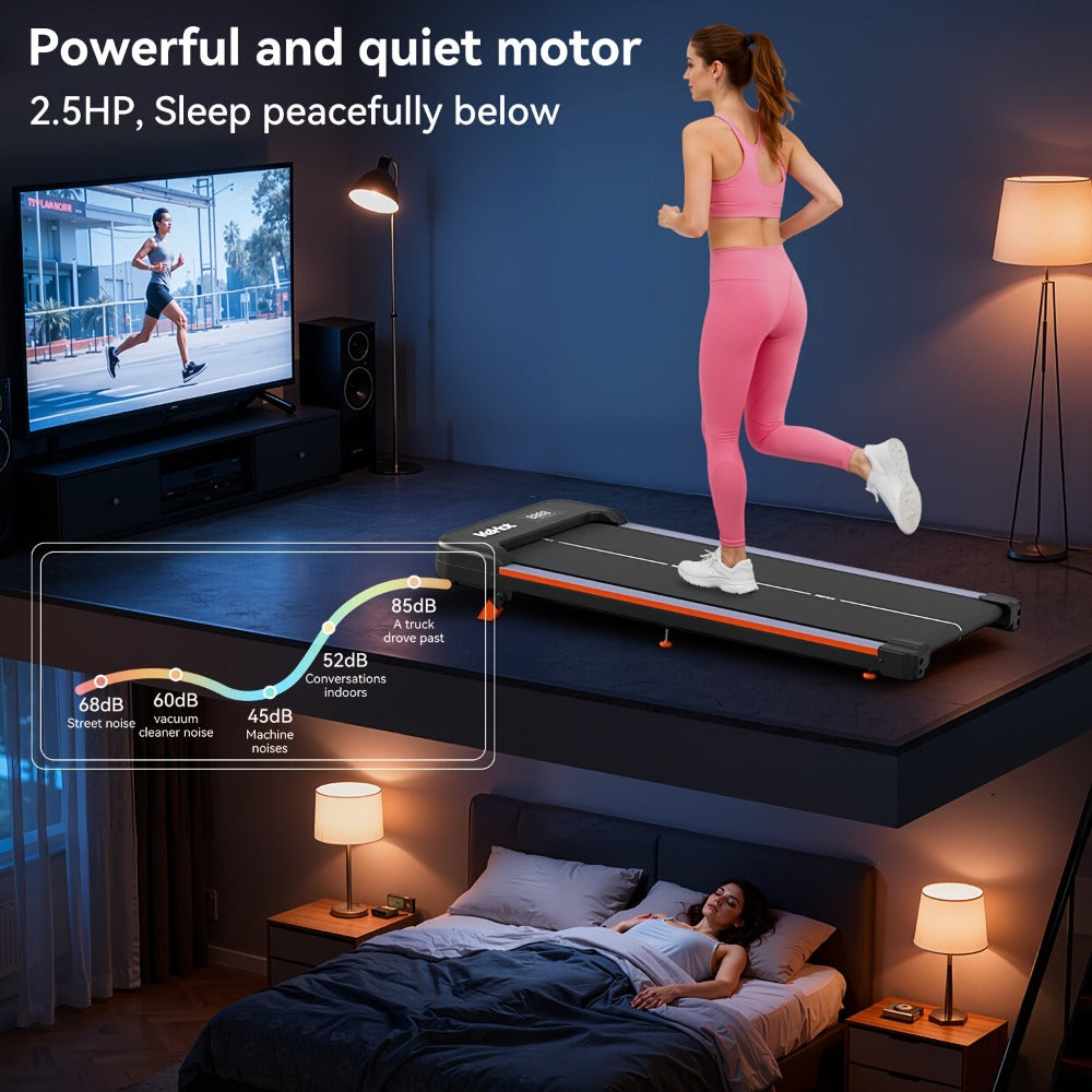 Andador para debajo del escritorio, operación conveniente con control remoto, pantalla LED, no requiere instalación, adecuado para fitness en casa, relajación en la oficina, sin batería