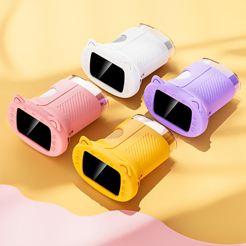 Microscopio Portátil de Bolsillo 1000X para Niños, Pantalla de 6.1 cm, Recargable, Mini Microscopio Digital Educativo, Regalo para Niños y Estudiantes de 3 a 12 Años