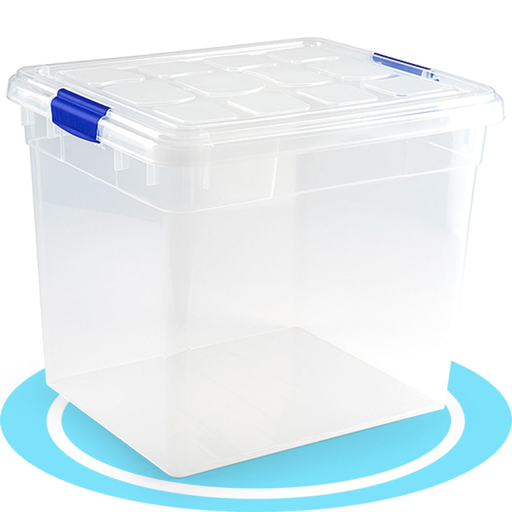Caja Almacenamiento plástico para Guardar y Ordenar Juguetes, Libros, Documentos, Ropa, Mantas. Cierre Hermético, Gran Capacidad y Resistencia - Dekohome
