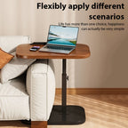 Mesa plegable para portátil de 1 pieza, mesa móvil y ajustable, mesa para portátil que ahorra espacio con almacenamiento, construcción duradera, adecuada para escritorios de oficina en casa, mesas de centro y sofás junto a la cama