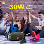 Altavoz Bluetooth | Altavoz sin varillas portátil de alta potencia TG187, audio de alta resolución con doble altavoz, sonido envolvente