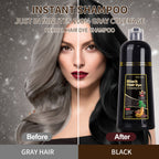 Set de Navidad Imprescindible: 3 Champú Tintorero, 3 en 1, Apto para Hombres y Mujeres, Tinte Instantáneo, 100% Cobertura de Canas, Resultados en Minutos, Para Ambos Sexos, Ingredientes Naturales, Fórmula Sin Amoniaco, Larga Duración 30 Días