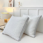 Juego de 1/2 almohadas de relleno esponjoso, especificación 1 unidad 40 X 80, 2 unidades 40 X 80 y 80 X 80, soporte tridimensional y almohadas anti-colapso, suaves como las nubes para adaptarse a las curvas de tu cabeza, adecuadas para sala de estar, dorm