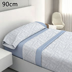 Juego de ropa de cama (Sábana ajustable, Cubrecama, Funda de almohada) | Juego de sábanas estampadas de 3 piezas | Primavera/Verano | Múltiples estilos | Tejido suave | 180cm - Múltiples tamaños disponibles