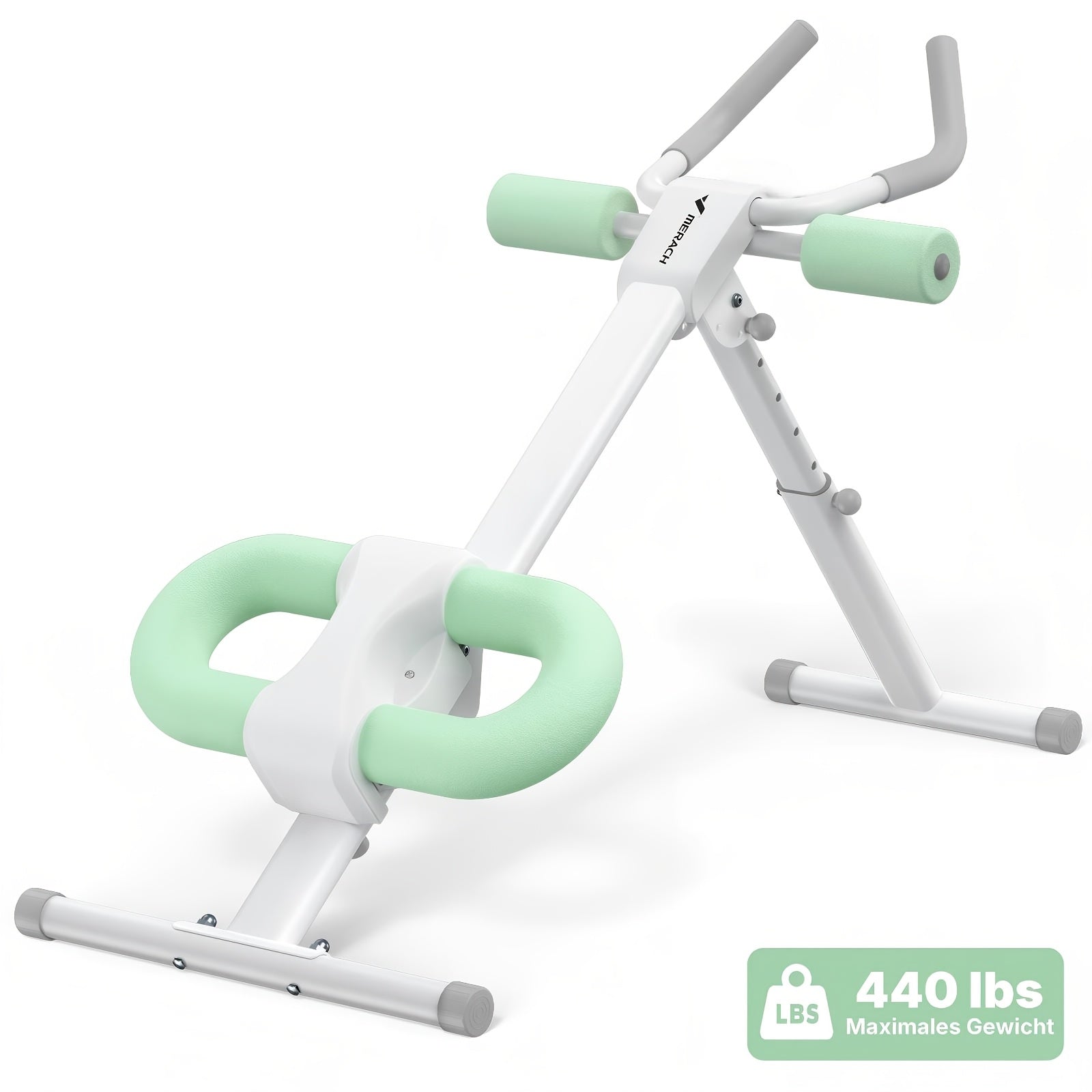 Máquina de entrenamiento abdominal, equipo para ejercicios de core, entrenador ajustable para uso en gimnasio en casa, entrenador de abdominales plegable, máquina de ejercicio que apunta a abdominales, brazos, piernas y glúteos, entrenador de core y abdom