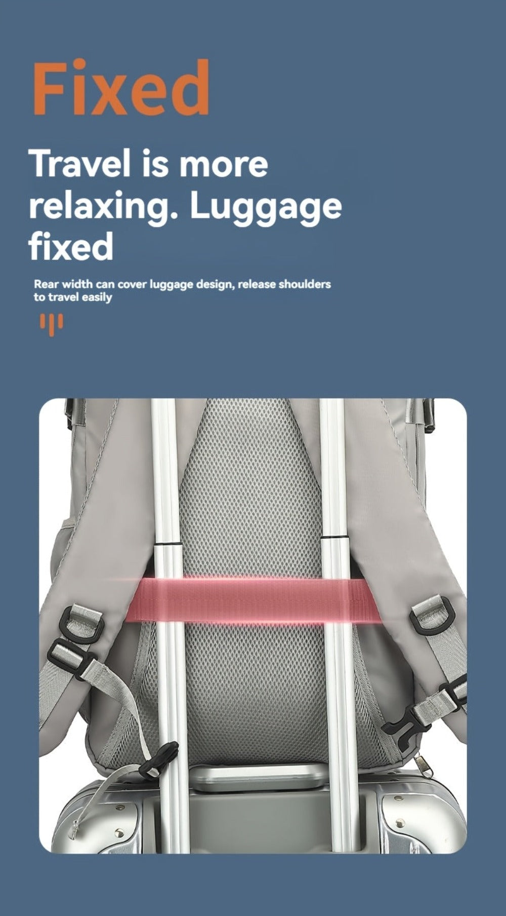 Mochila de viaje para laptop de mujer aprobada por aerolíneas, 38.1cm, separación seca y húmeda, azul claro, correa ajustable, compartimento para zapatos