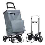 Carrito de Compra Plegable con Bolsa Térmica \Impermeable y 4 Ruedas,Ligero, 94x44x38cm,40 litros,Resistente y Reutilizable,Carro de Compra Plegable, 4 Ruedas de Alta Resistencia,Carro Compra. (COMPRA-002)
