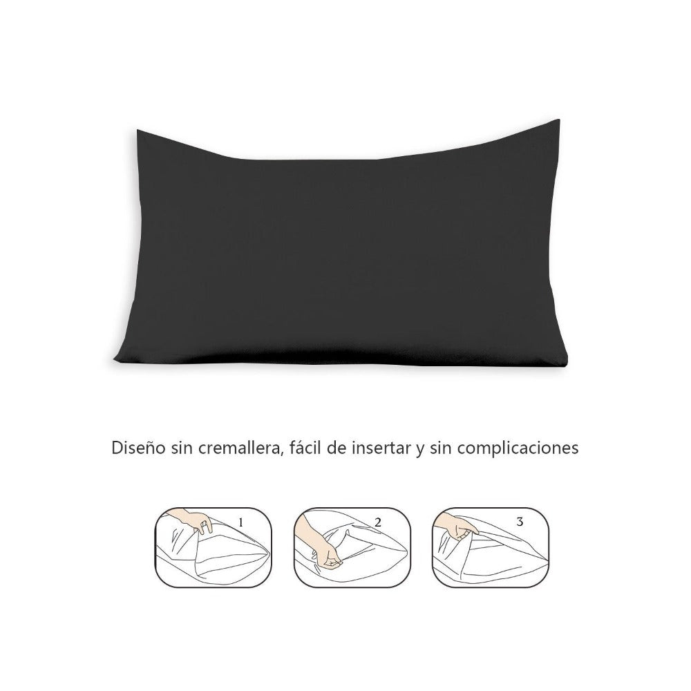 Juego de Sábanas Ligero Suave Fresca 4 Piezas para Cama de 90/105/135/150 cm – 100%Microfibra – Incluye Sábana Bajera Ajustable con borde elástico de 25 cm de profundidad, Sábana Encimera y 2 Fundas de Almohada – Suave, Transpirable y Confortable