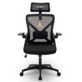 Silla de Oficina Ergonómica, Silla de Escritorio para el Hogar, Silla de Malla de Respaldo Alto con Profundidad de Asiento Ajustable, Silla de Computadora con Soporte Lumbar